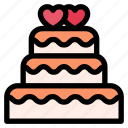 cake, ceremony, marriage, wedding