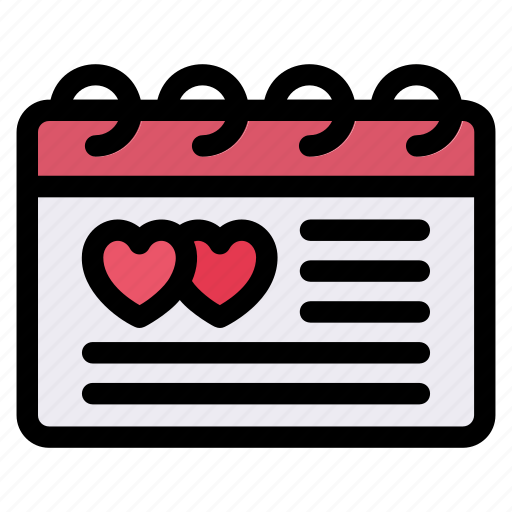 Wedding, calendar, anniversary, celebration, event, date icon - Download on Iconfinder