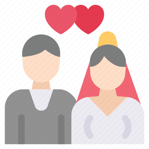 Bride, couple, groom, husband, love, wedding icon - Download on Iconfinder