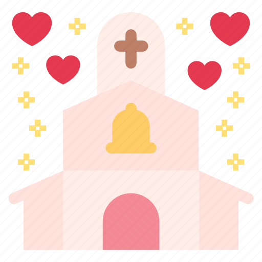 Church, love, valentines, wedding, building icon - Download on Iconfinder