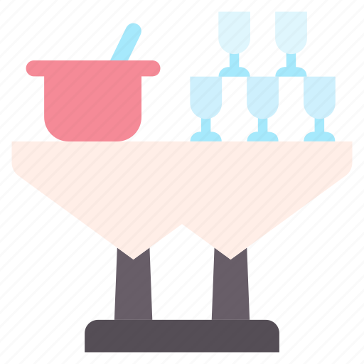 Dinner, drink, serve, wedding, table icon - Download on Iconfinder