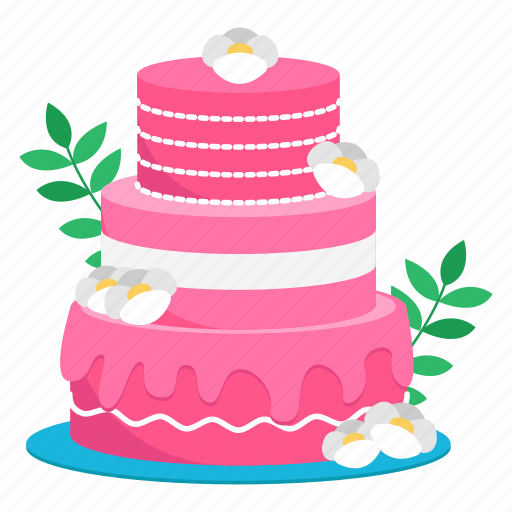 Wedding, cake, marriage, valentines, romance, valentine, wedding cake icon - Download on Iconfinder