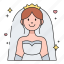 bride, woman, female, love, marriage, dress, fashion, wedding, avatar 