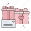 wedding, present, wedding gift, gift, gift box, box, surprise, valentine day, party 