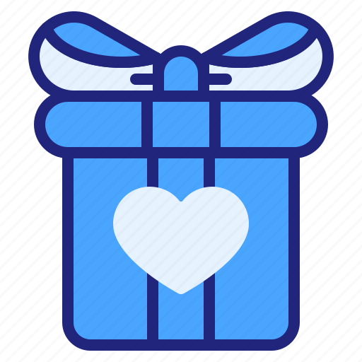 Gift, wedding, traditional, present, love, heart, birthday icon - Download on Iconfinder