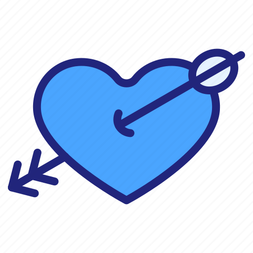 Love, arrow, romantic, romance, aim, shooting, heart icon - Download on Iconfinder