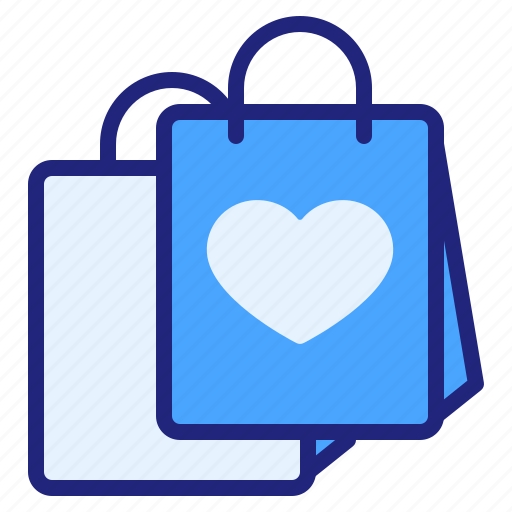 Souvenir, shopping, wedding, bag, gift, heart icon - Download on Iconfinder