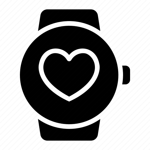 Smart, watch, love, heart, heartbeat, romantic, valentines icon - Download on Iconfinder