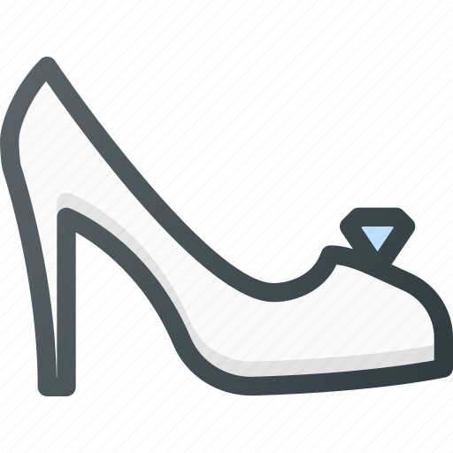 Bride, celebration, love, shoe, wedding icon - Download on Iconfinder