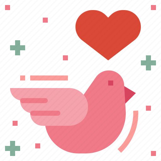 Animal, dove, heart, wedding icon - Download on Iconfinder