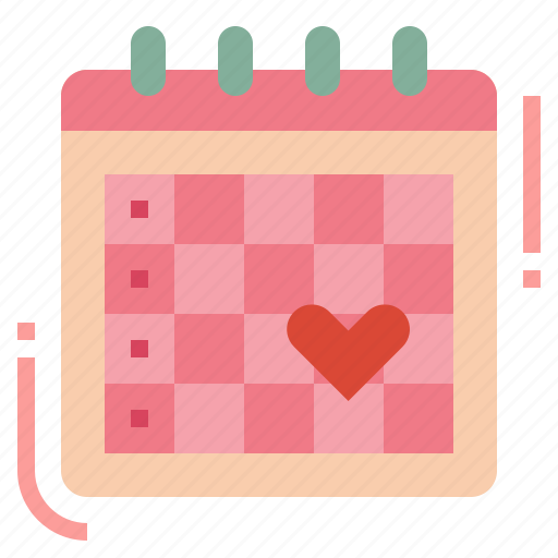 Calendar, date, engagement, wedding icon - Download on Iconfinder