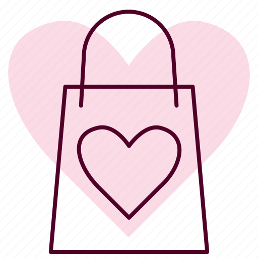 Bag, briefcase, favorite, heart, romance, valentines, wedding icon - Download on Iconfinder