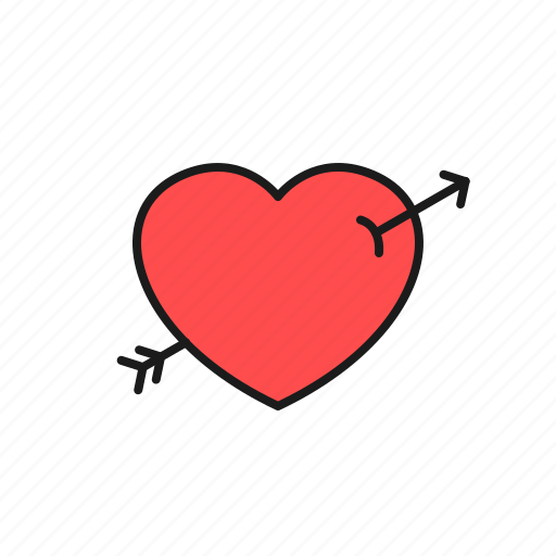 Arrow, heart, love, marriage, valentine, wedding icon - Download on Iconfinder