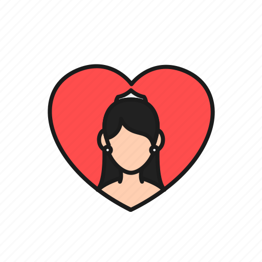 Beautiful, bride, girl, love, marriage, wedding, woman icon - Download on Iconfinder