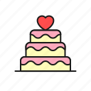 cake, cream, delicious, love, marriage, tart, wedding