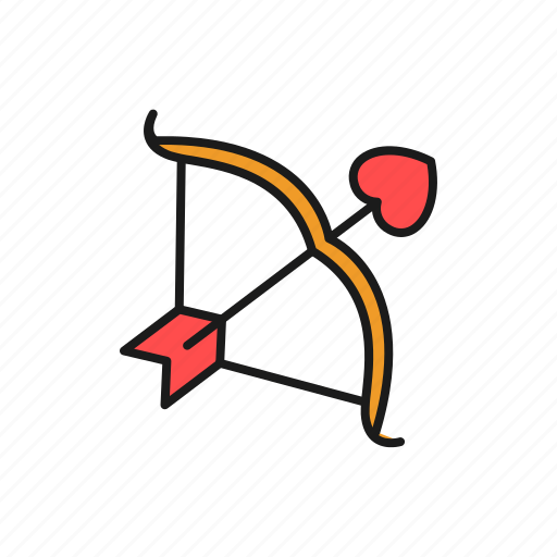 Arrow, bow, cupid, love, marriage, valentine, wedding icon - Download on Iconfinder