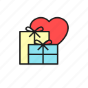 box, gift, love, marriage, party, present, wedding