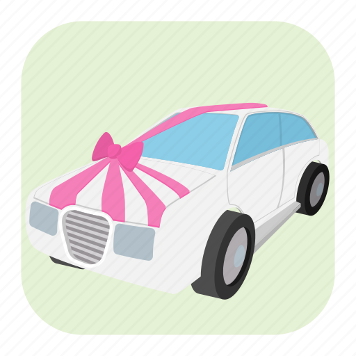 Car, card, cartoon, honeymoon, marriage, married, wife icon - Download on Iconfinder