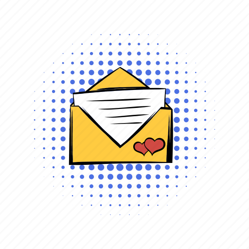 Comics, email, heart, invitation, letter, love, wedding icon - Download on Iconfinder