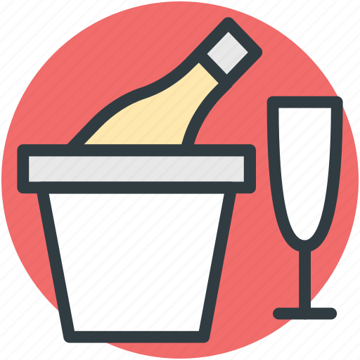 Alcohol, beer bucket, bottle, drink, glass icon - Download on Iconfinder