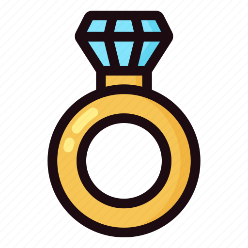 Jewelry, diamond, engagement, ring, wedding, love, marriage icon - Download on Iconfinder