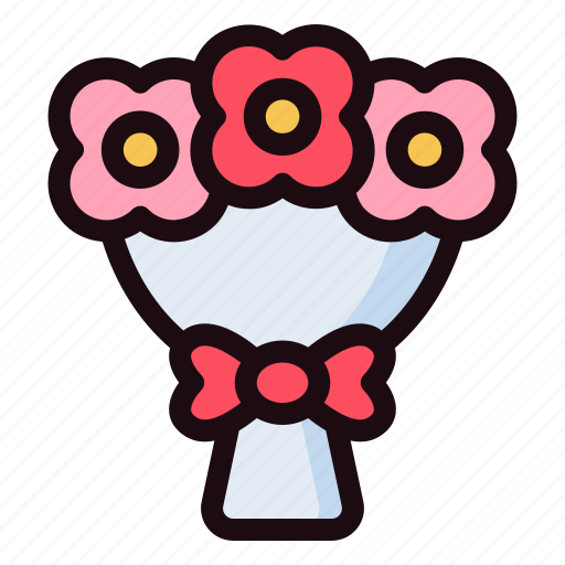 Bouquet, flower, nature, floral, wedding, rose, bloom icon - Download on Iconfinder