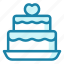 wedding, cake, sweet, dessert, food, bakery 