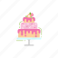 cake, dessert, marriage, sweet, wedding 