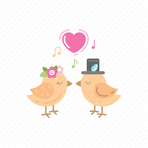 Birds, cute, love, romance, valentines, wedding icon - Download on Iconfinder