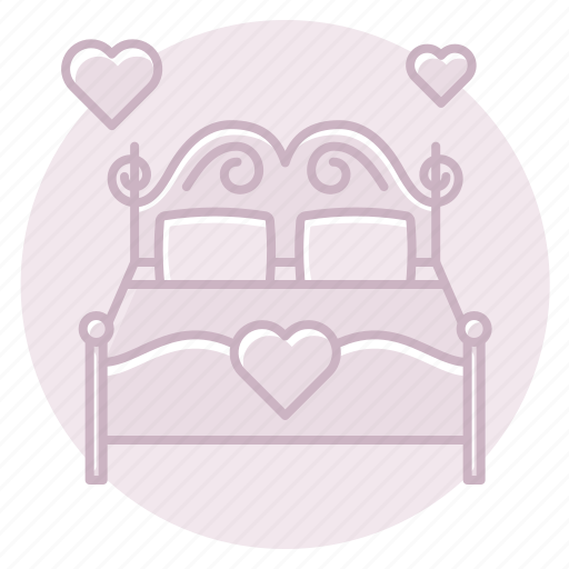 Bed, honeymoon, make love, sex, wedding, wedding night icon - Download on Iconfinder