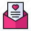 email, envelope, heart, letter, love, romance, wedding 