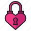 heart, lock, love, private, romance, valentine, wedding 