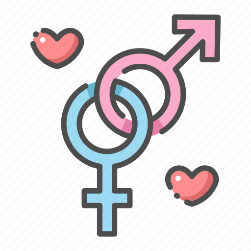 Couple, female, gender, heterosexual, male, symbols, wedding icon - Download on Iconfinder