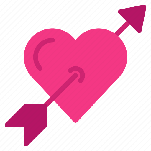 Archer, arrow, heart, love, romance, valentine, wedding icon - Download on Iconfinder