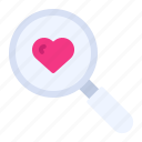 find, love, magnifier, romance, search, wedding, zoom