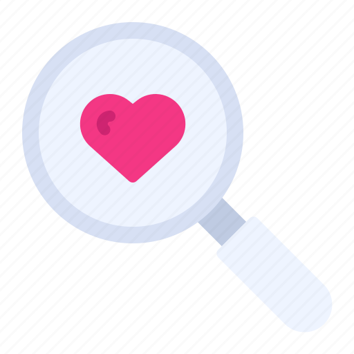 Find, love, magnifier, romance, search, wedding, zoom icon - Download on Iconfinder