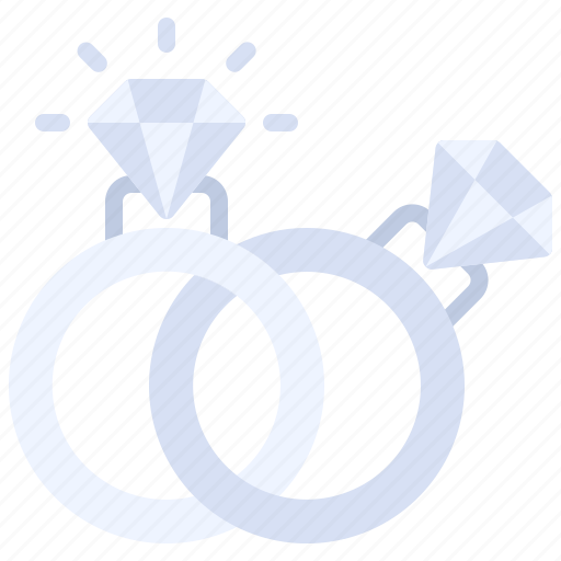 Diamond, engagement, love, marriage, rings, romance, wedding icon - Download on Iconfinder