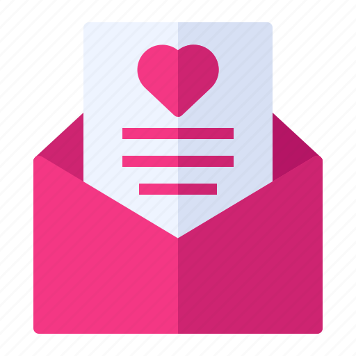Email, envelope, heart, letter, love, romance, wedding icon - Download on Iconfinder