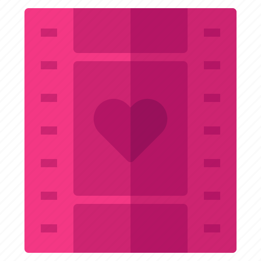 Film, love, movie, reel, romance, tape, wedding icon - Download on Iconfinder