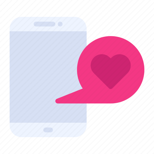 Love, mobile, notification, phone, romance, smartphone, wedding icon - Download on Iconfinder