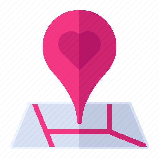 Location, love, map, pin, place, romance, wedding icon - Download on Iconfinder
