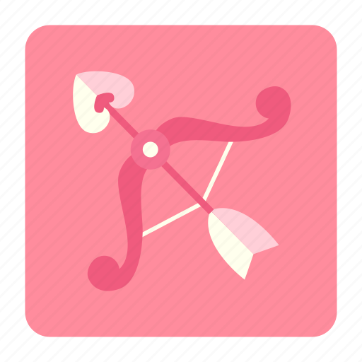 Arrow, bow, cupid, cupid bow, love, valentine, wedding icon - Download on Iconfinder