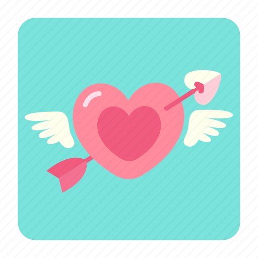 Cupid, heart and arrow, love, relationship, romance, romantic, valentine icon - Download on Iconfinder