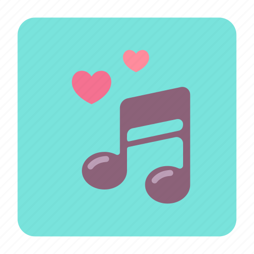Love, love song, melody, music, note, romantic, song icon - Download on Iconfinder
