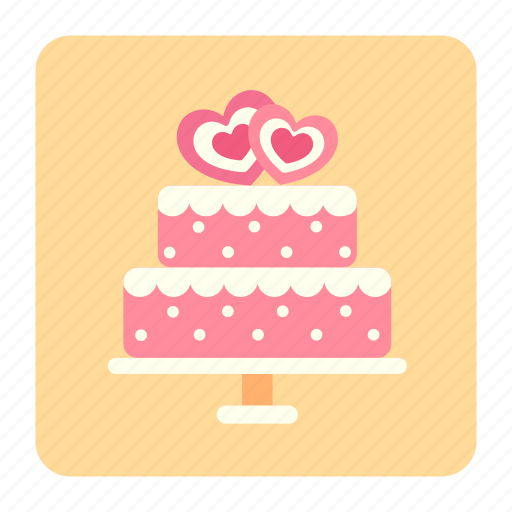 Cake, celebration, couple, love, marriage, wedding, wedding cake icon - Download on Iconfinder