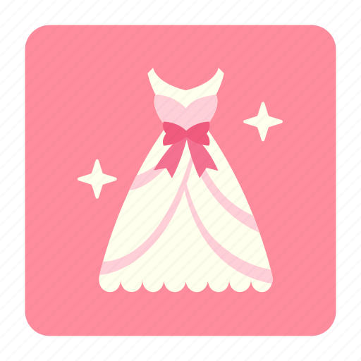 Bride, clothing, dress, glamour, married, wedding, wedding dress icon - Download on Iconfinder