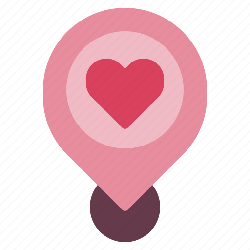 Location, pin, placeholder, point, signs, wedding icon - Download on Iconfinder