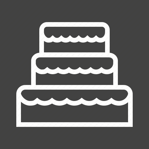 Beautiful, cake, decoration, icing, ribbon, style, wedding icon - Download on Iconfinder