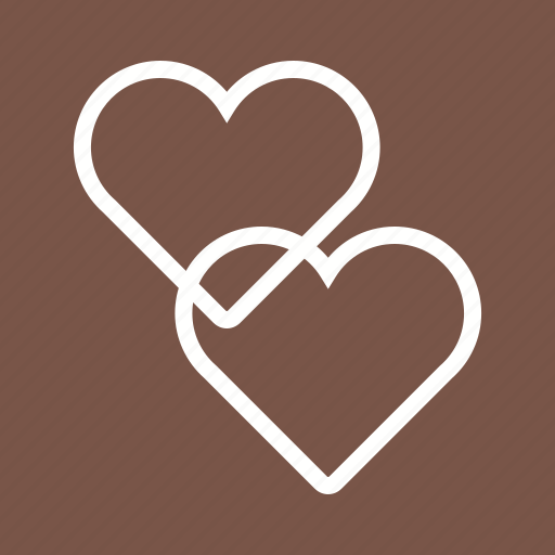 Card, design, heart, hearts, love, red, two icon - Download on Iconfinder