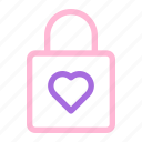 heart, lock, love, padlock, security, wedding